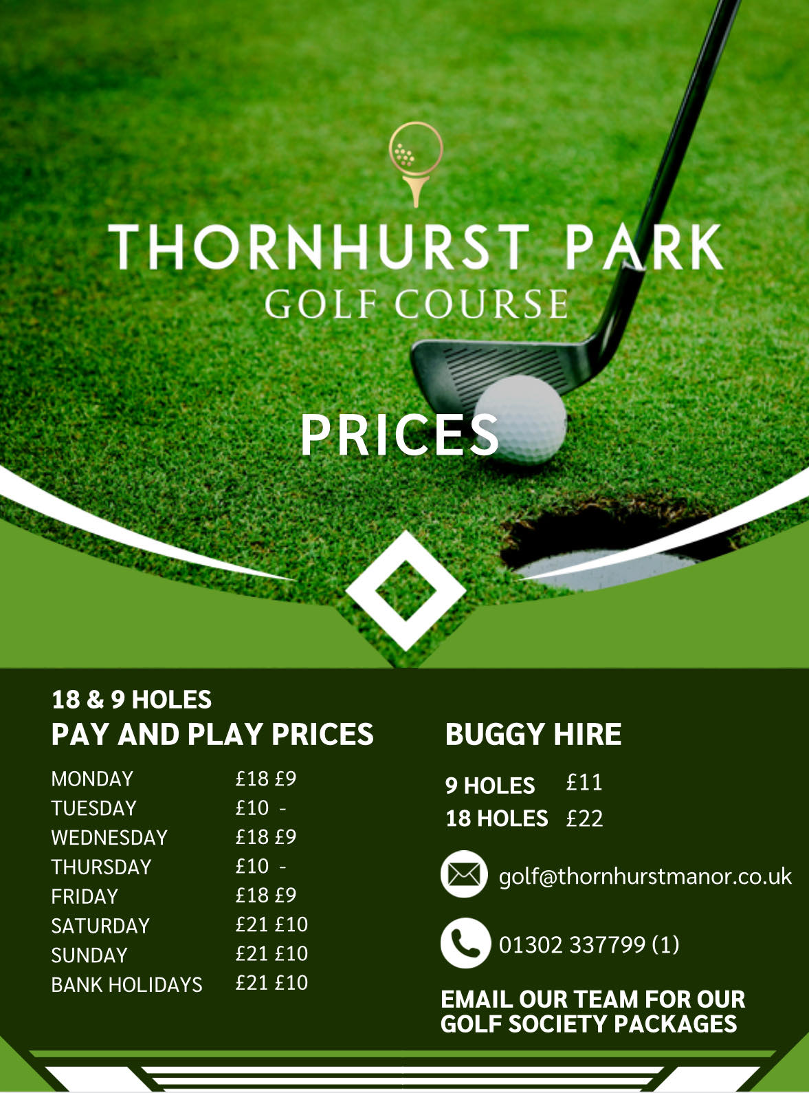Offer price list